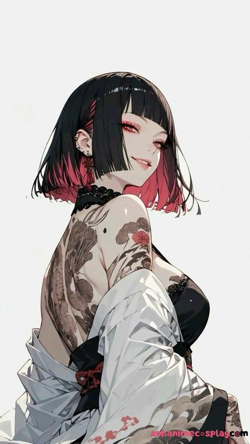 anime nữ tóc ngắn dễ thương